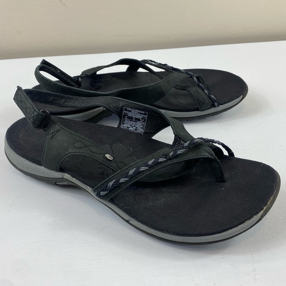 Merrell Women's Stella Bloom Black Slingback Thong Sandals Size 10‎ - Picture 3 of 13